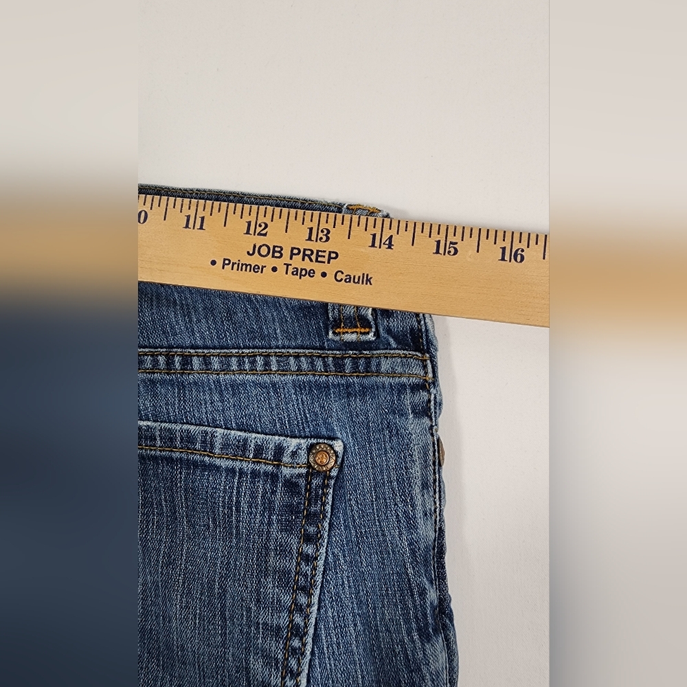 Banana Republic Women’s Mid-Rise Stretch Dirty Extreme Jeans Size 6 Blue - Picture 10 of 13